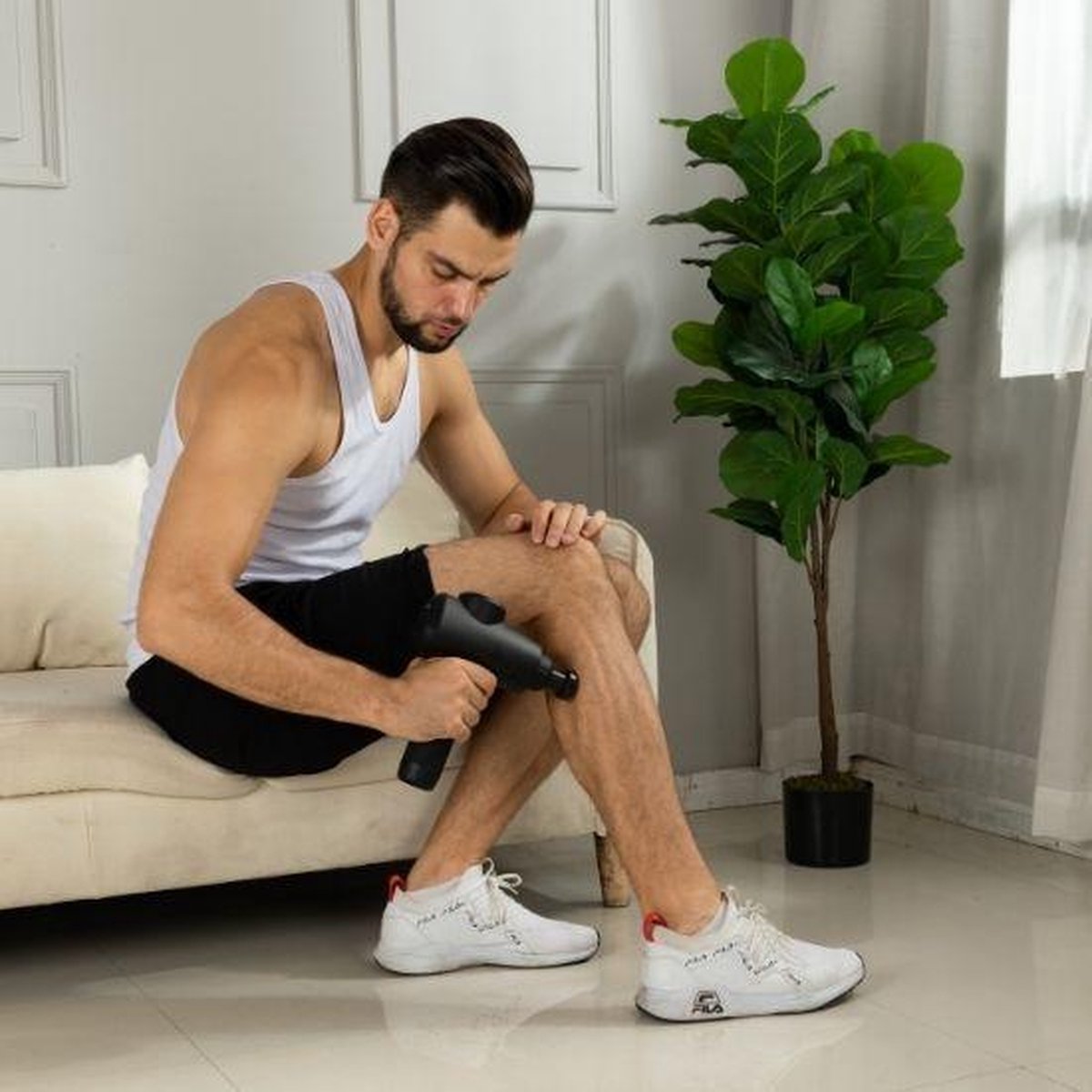 Orange Care Muscle Massage Gun Stuk - Zwart