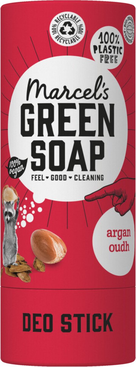 Marcels Green Soap Marcel Green Soap Argan en Oudh Deo Stick 40GR