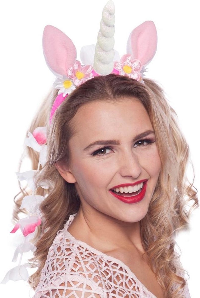 Folat Haarband Eenhoorn Per stuk - Roze