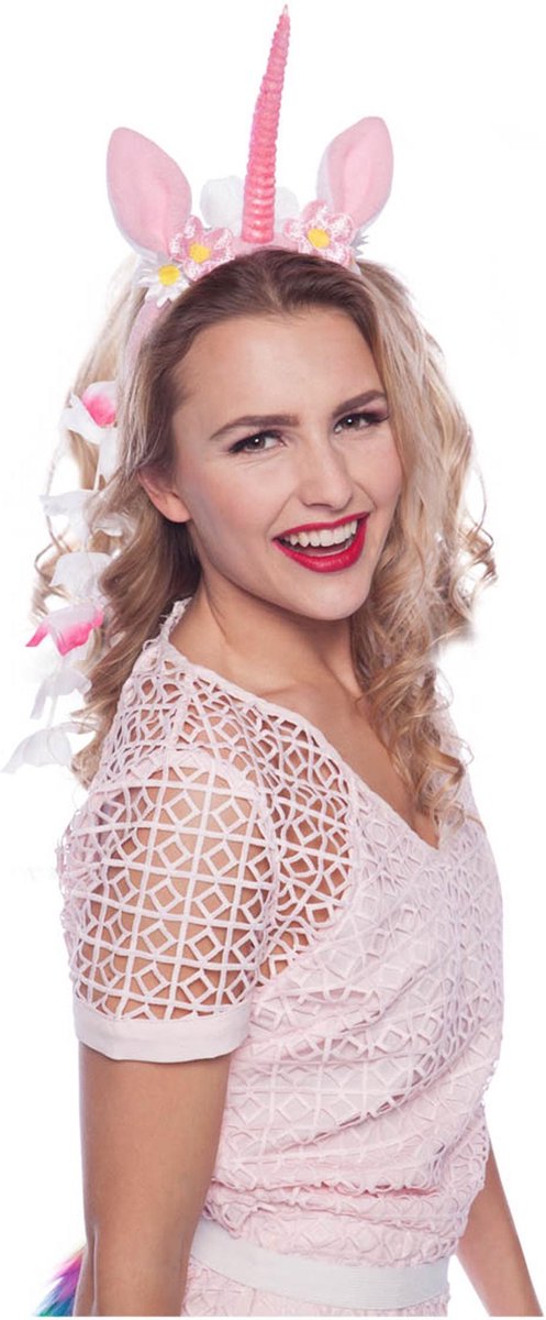 Folat Haarband Eenhoorn Per stuk - Roze