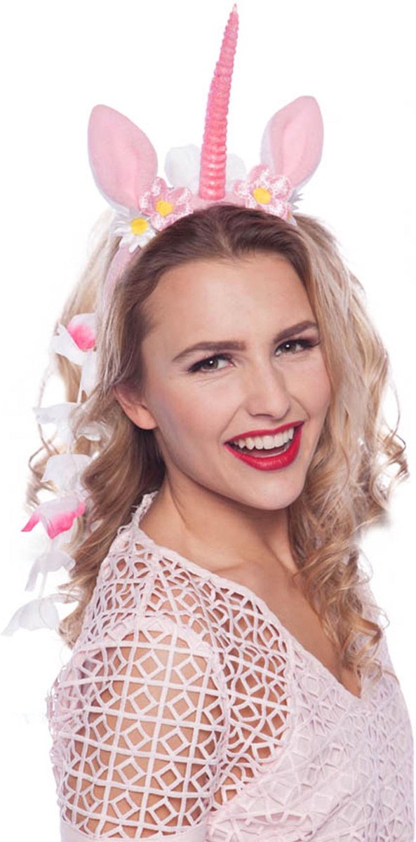 Folat Haarband Eenhoorn Per stuk - Roze