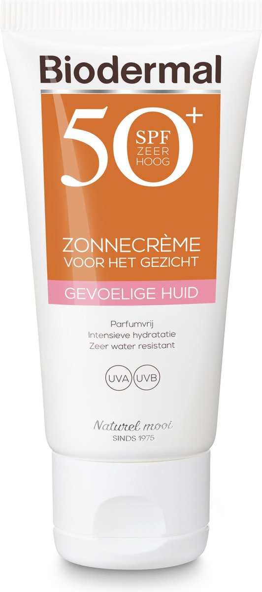 Biodermal Zonnecreme Gezicht Gevoelige Huid Factorspf50 Bestekoop