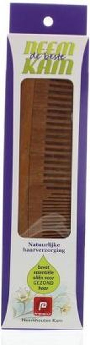 Holisan Neemhouten Kam Recht Combi Per stuk