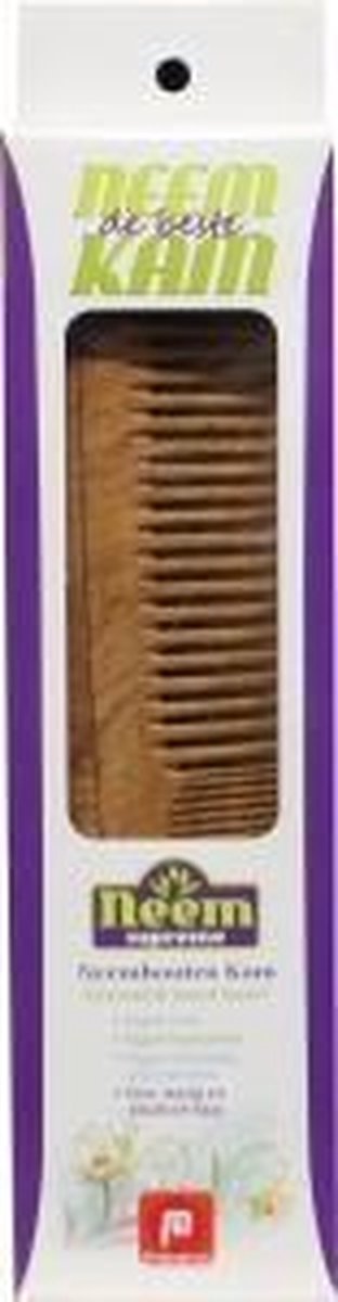 Holisan Neemhouten Kam Recht Combi Per stuk