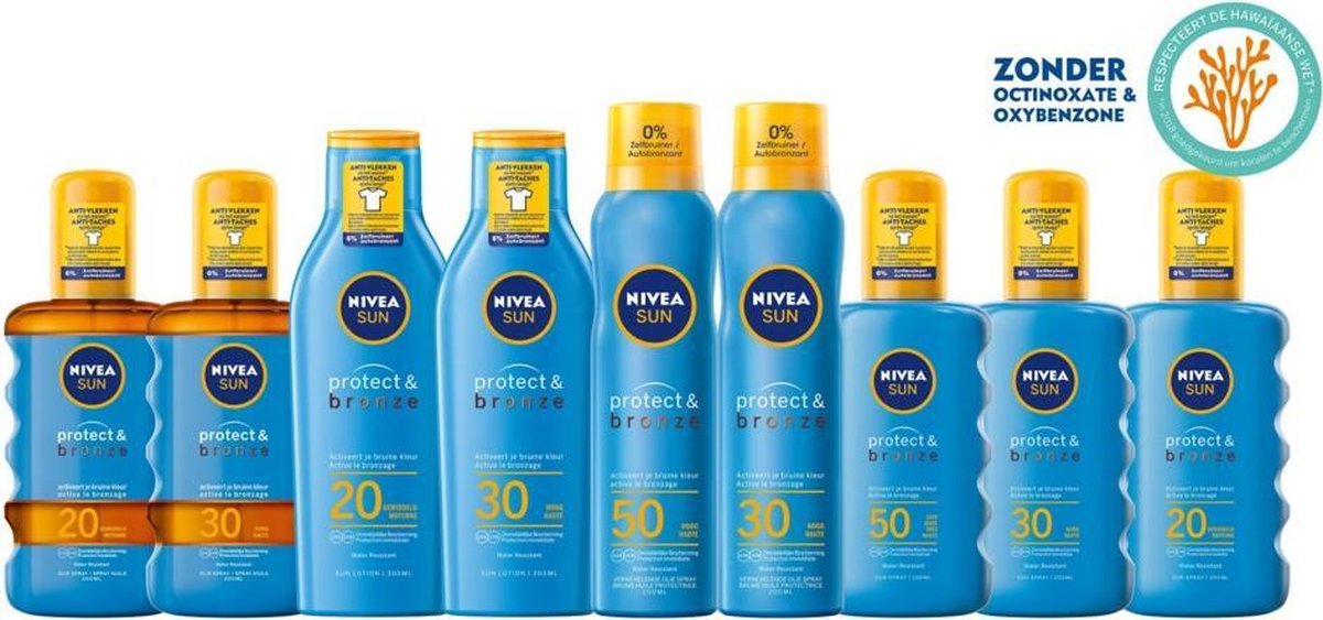 Nivea Sun Protect en Bronze Zonnespray SPF20