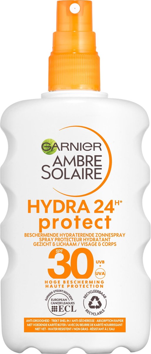 Garnier Ambre Solaire Zonnebrand Melk Spray Factorspf30