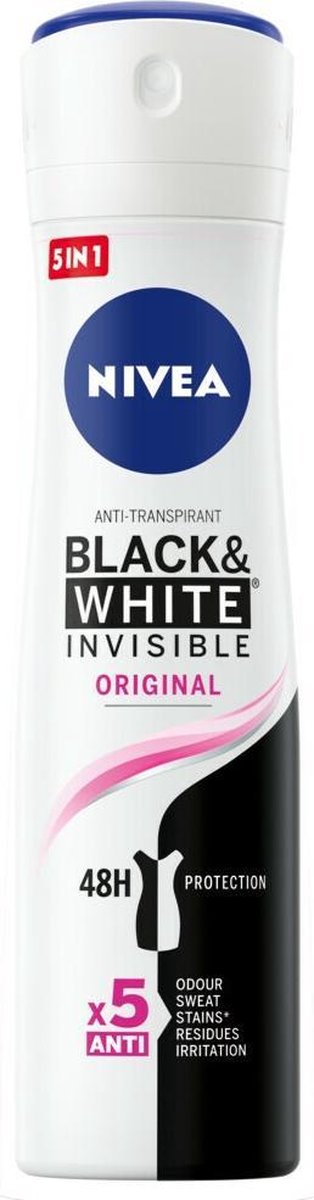 Nivea Deodorant Spray Black en White Original 150ml