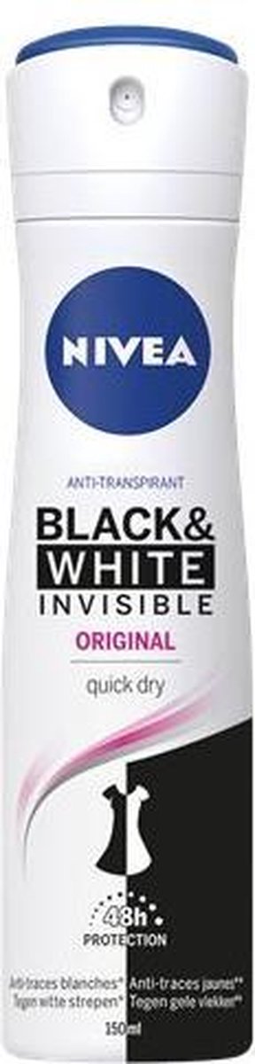 Nivea Deodorant Spray Black en White Original 150ml