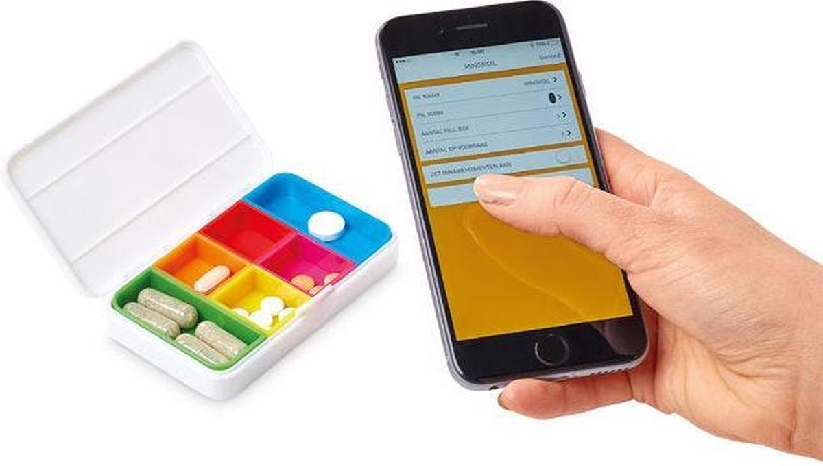 Vitility Health And Fitness Smart Pillendoosje - Wit