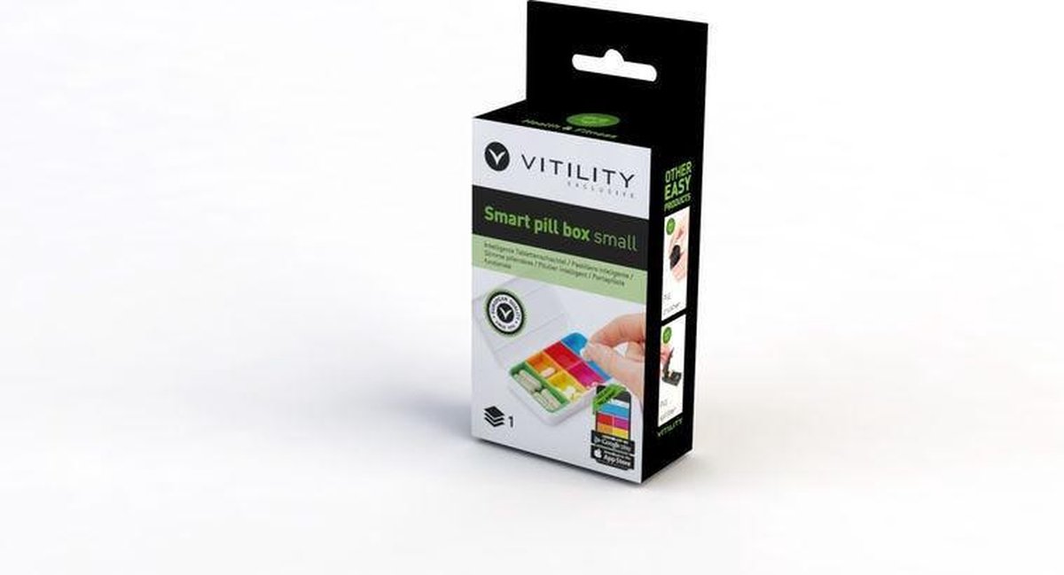 Vitility Health And Fitness Smart Pillendoosje - Wit
