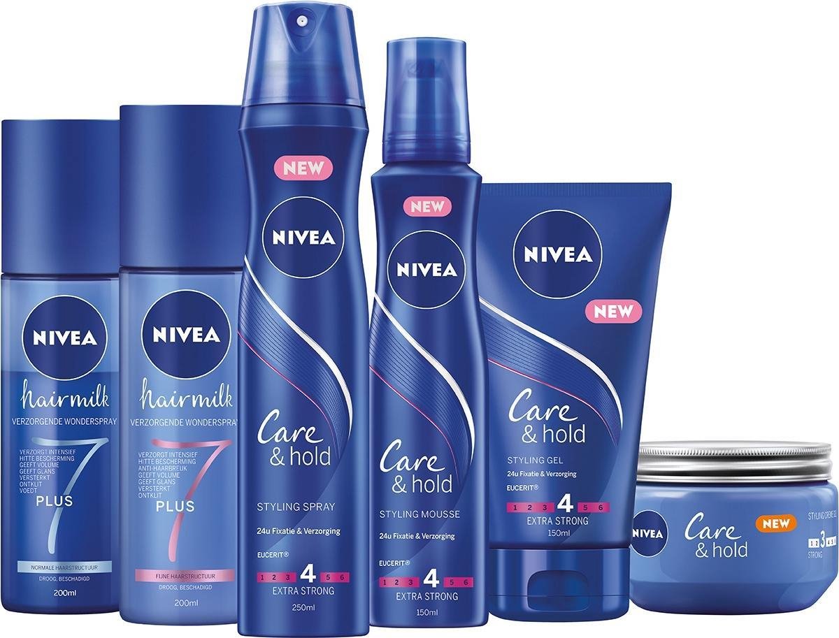 Nivea Care en Hold Styling Mousse 4 Extra Strong 150ml