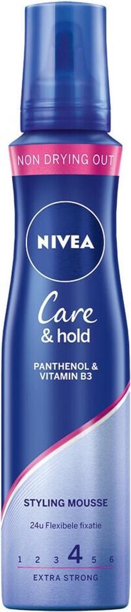 Nivea Care en Hold Styling Mousse 4 Extra Strong 150ml