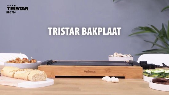 Tristar BP-2786 Bakplaat - Bruin