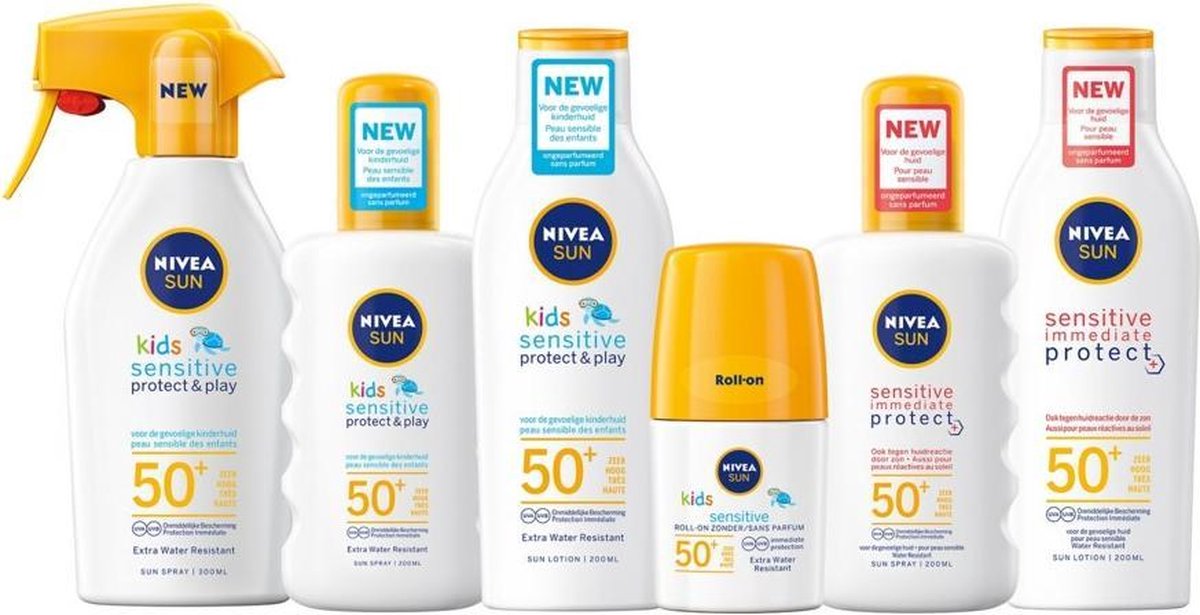Nivea Sun Kids Protect Sensitive Lotion Factorspf50