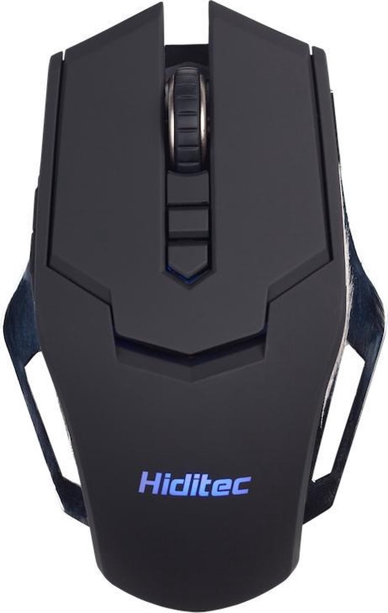 hiditec Raton Gaming INOX Aluminio muis USB Type-A Laser 3500 DPI Ambidextrous