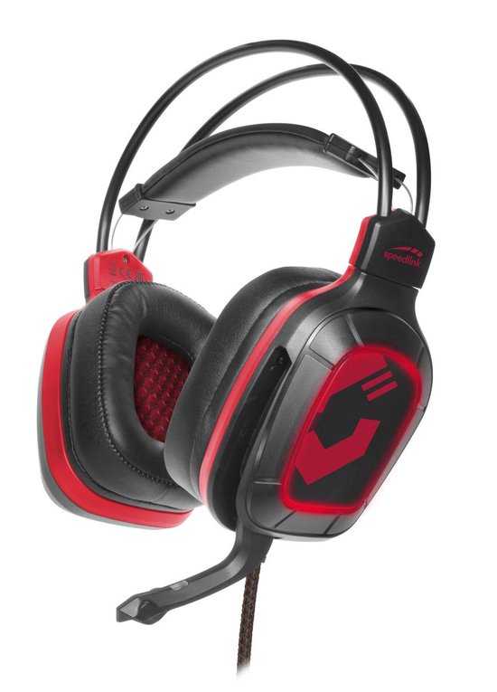 Speedlink Draze Gaming Headset -/Rood - PC - Zwart