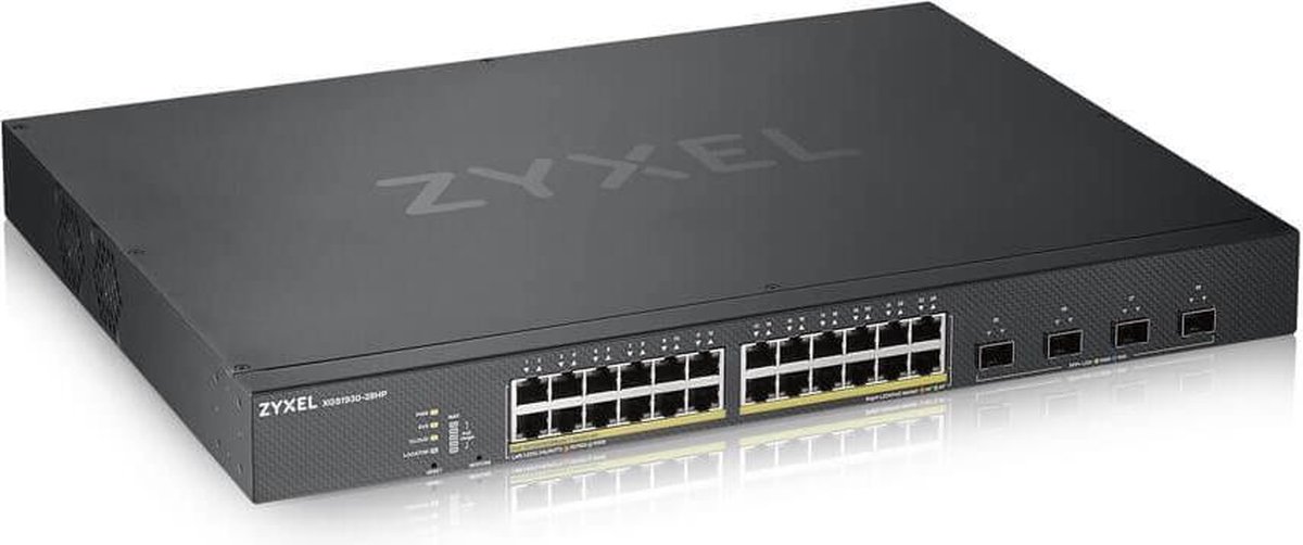 Zyxel XGS1930-28HP Managed L3 Gigabit Ethernet (10/100/1000) Power over Ethernet (PoE) - Negro