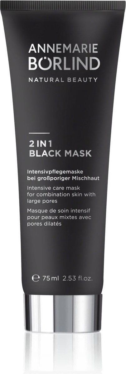 Annemarie Börlind 2-in-1 Black Masker 75ml