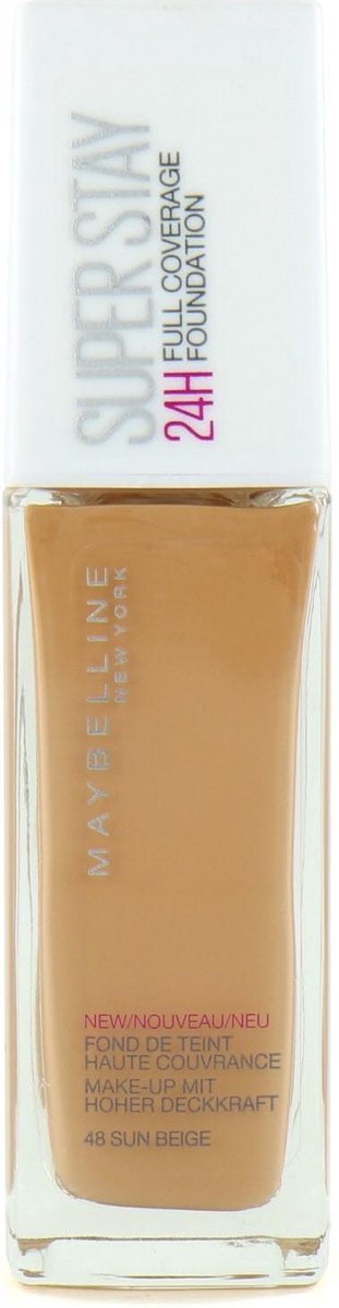 Maybelline New York 48 Sun SuperStay 24H Full Coverage Foundation - Beige