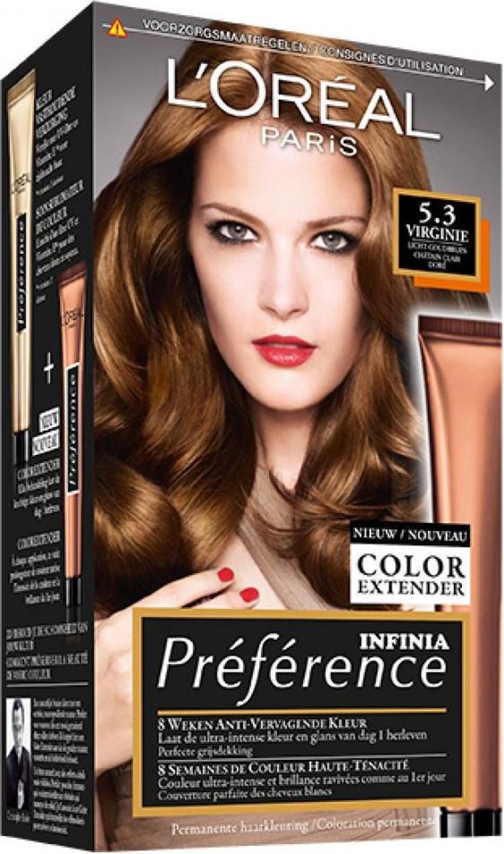 L'Oreal Paris L´Oréal Paris 5.3 Virginie Preference Haarkleuring - Bruin