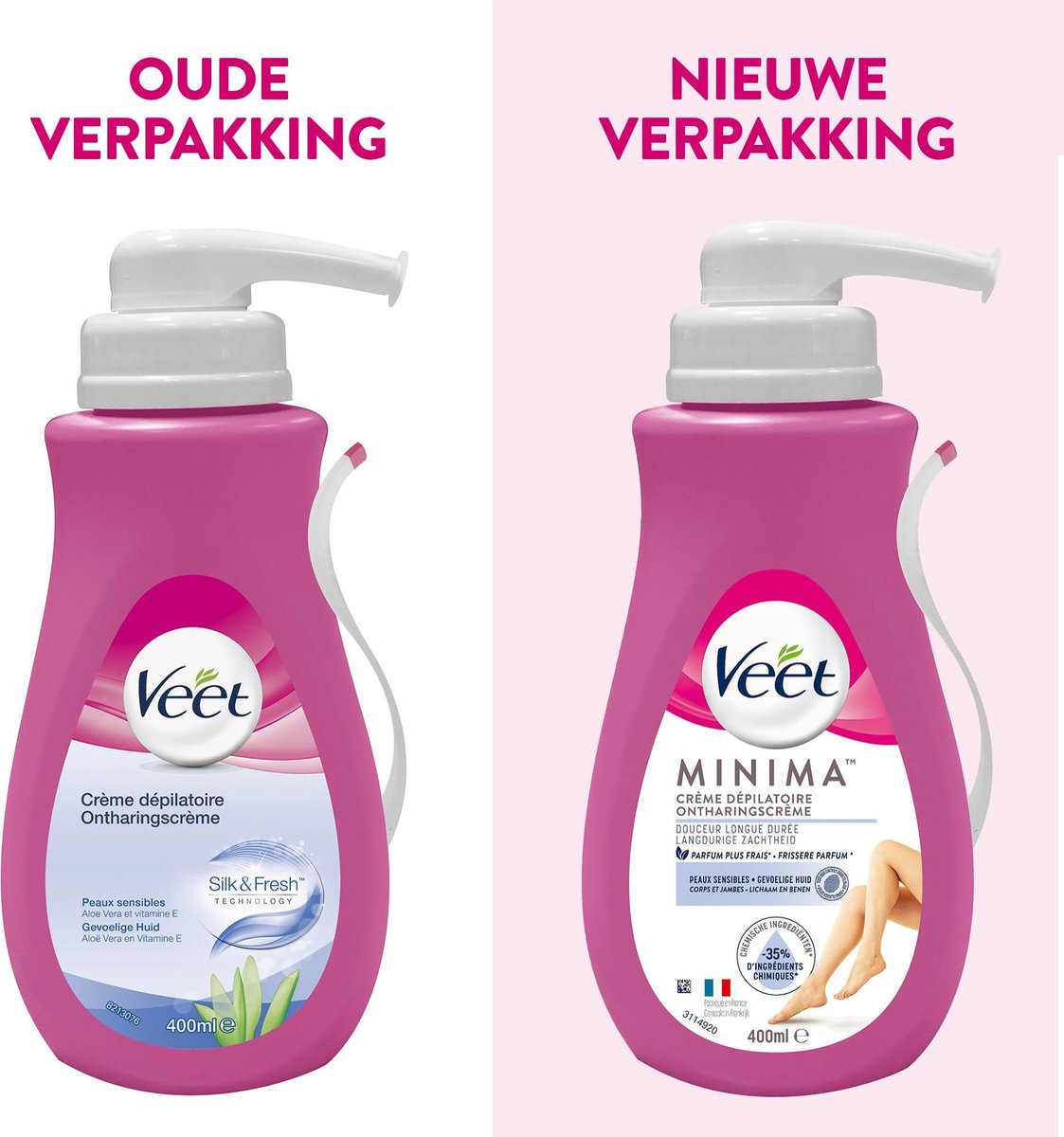 Veet 400ml Ontharingscreme Pomp Gevoelige Huid Bestekoop