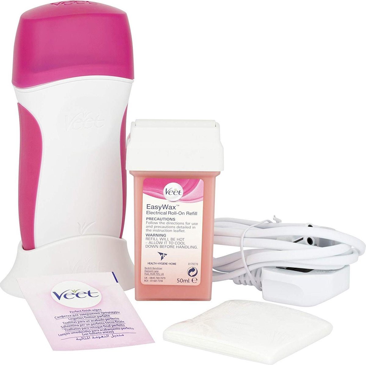 Veet 1stuk Easy Wax Starterkit - Roze