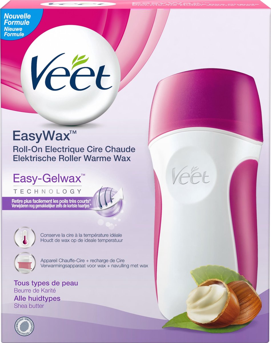 Veet 1stuk Easy Wax Starterkit - Roze