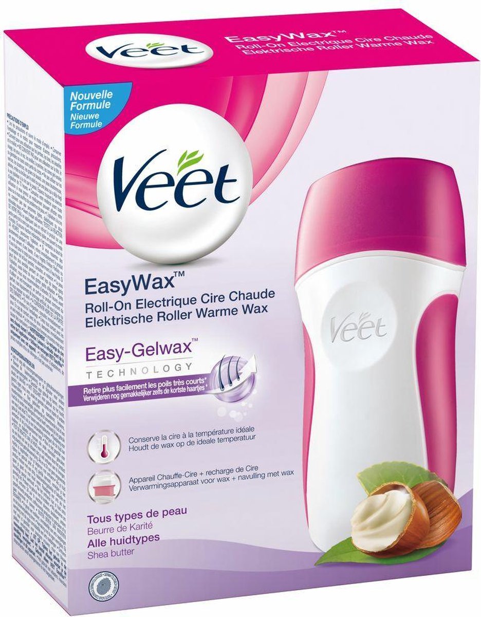 Veet 1stuk Easy Wax Starterkit - Roze