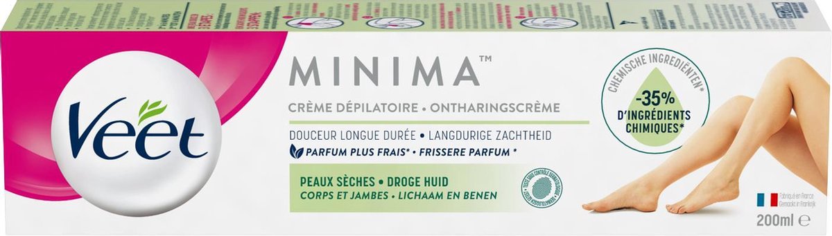 Veet 200ml Ontharingscreme Minima Droge Huid