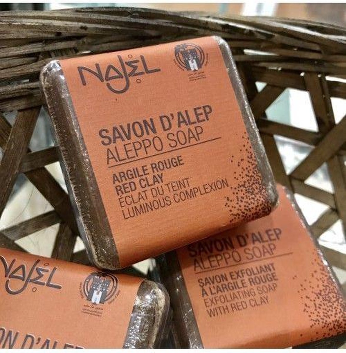 Najel Rode Klei Scrub 100g