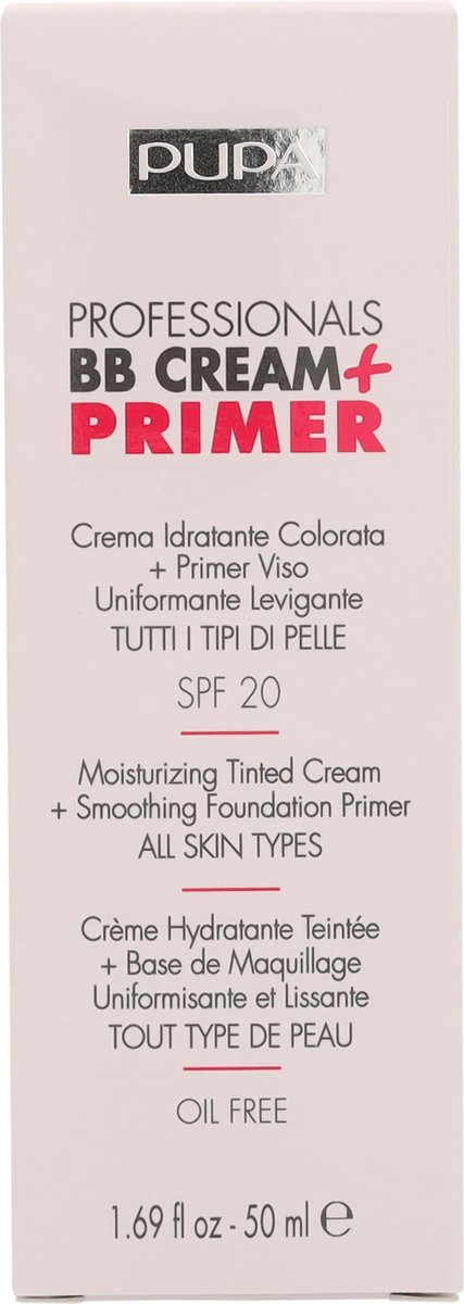 Pupa Milano Nude SPF 20 BB Cream 50ml