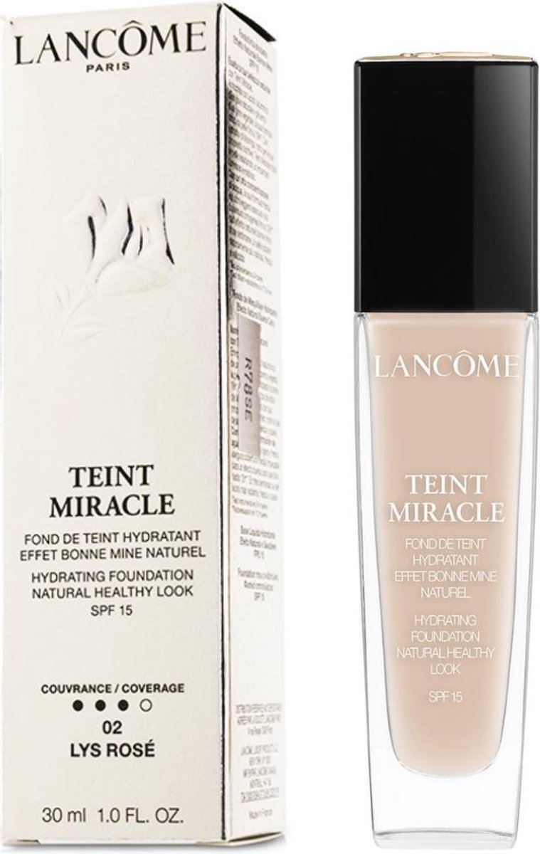 Lancome Lancôme 02 - Lys Rose Teint Miracle Foundation 30ml