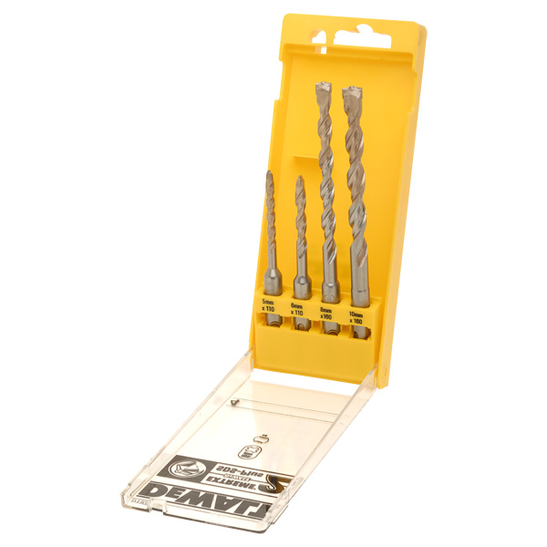 DeWalt 4-delige Hamerborenset SDS-plus 5,6,8 en 10 mm