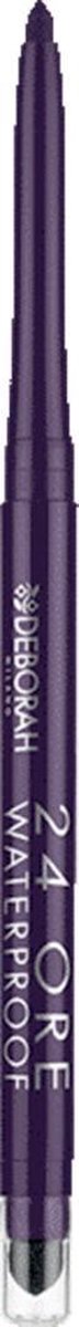 Deborah Milano 8 - Violet 24Ore Waterproof Oogpotlood - Negro