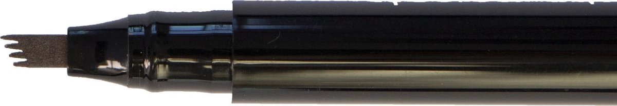 Christian Faye Dark Brown Eyebrow Liquid Quattro Tip Wenkbrauwpotlood 1.3 g - Zwart