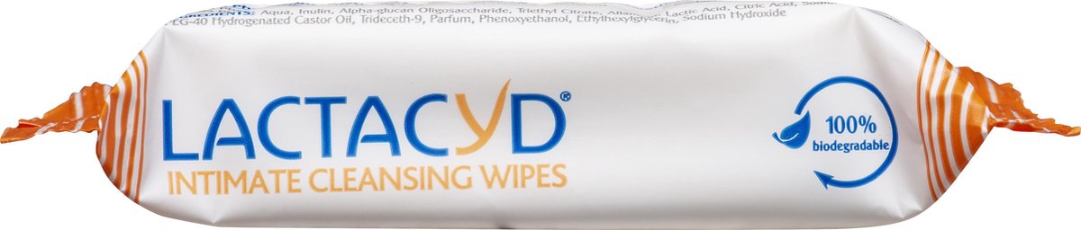 Lactacyd Verzorgende Tissues Intieme Zone Verfrissingsdoekjes