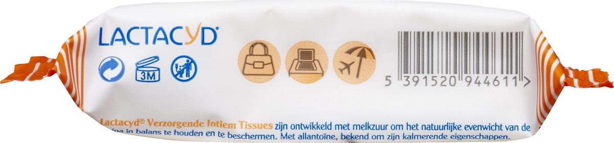 Lactacyd Verzorgende Tissues Intieme Zone Verfrissingsdoekjes