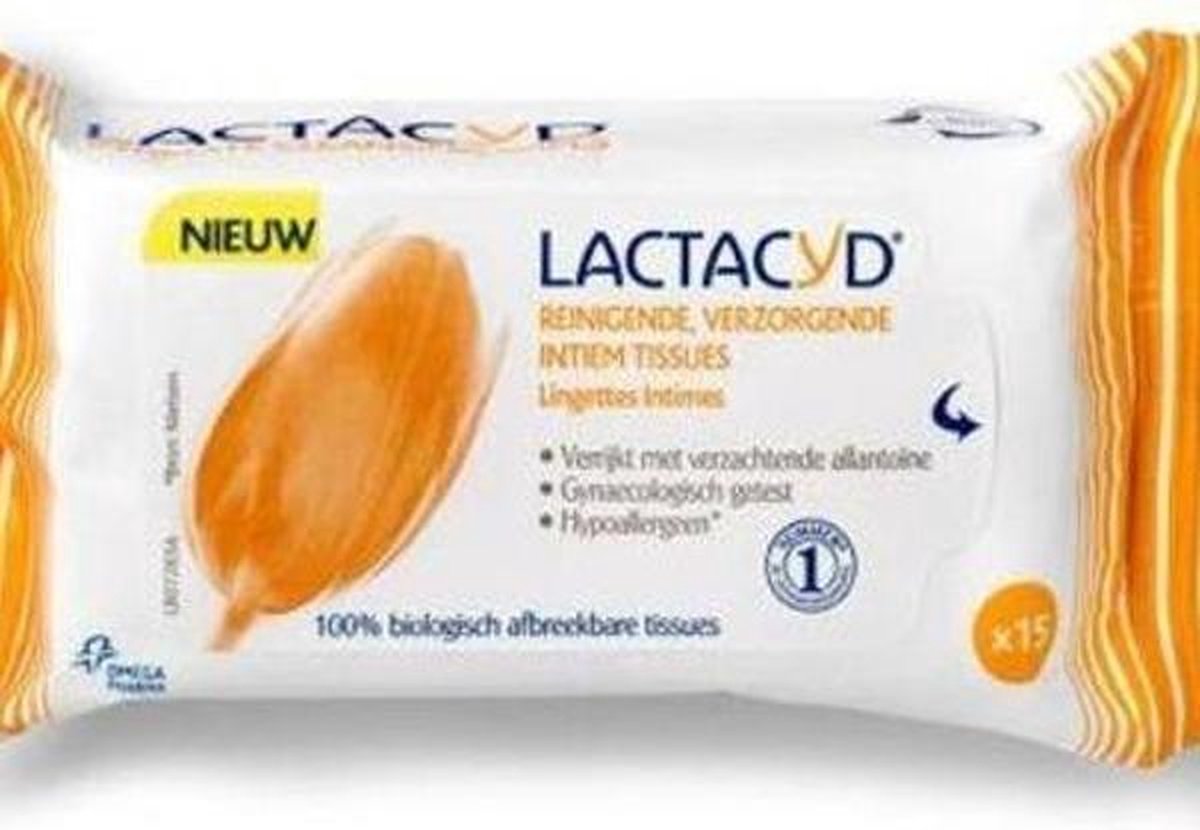 Lactacyd Verzorgende Tissues Intieme Zone Verfrissingsdoekjes