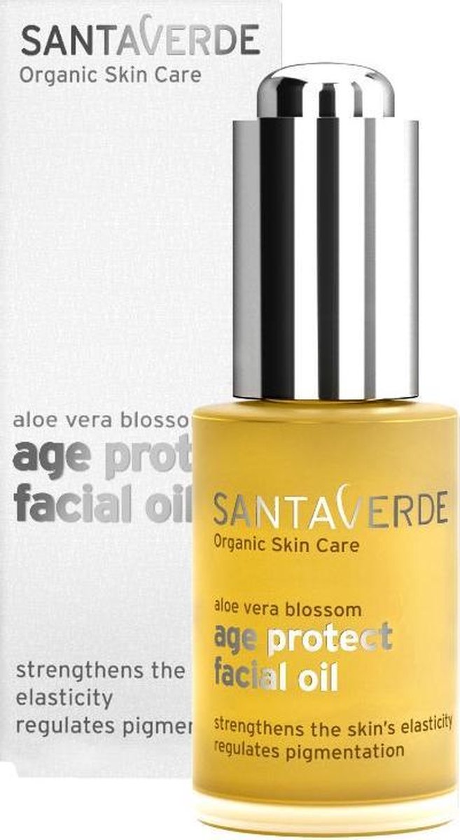 Santaverde Santa Aloe Vera Age Protect Facial Oil Gezichtsolie 30ml - Groen