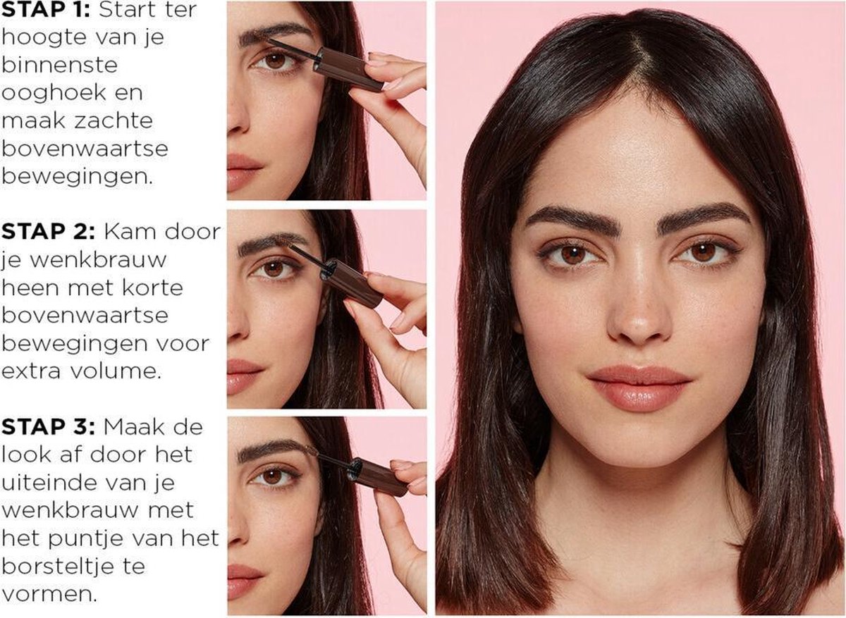 L´Oréal Paris 108 - Dark Brunette Brow Artist Plumper Wenkbrauwgel 4.9 ml - Bruin