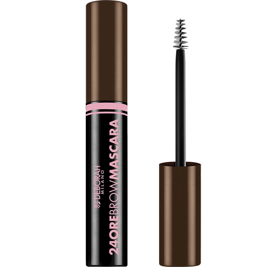 Deborah Milano 2 - Brunette 24Ore Brow Mascara Wenkbrauwgel 9ml - Negro