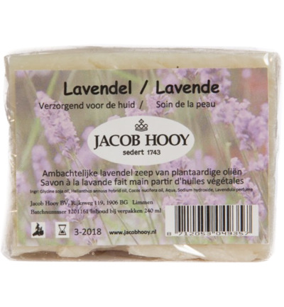Jacob Hooy Zeep Lavendel 240ml