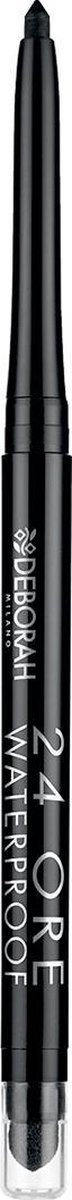 Deborah Milano 1 - Black 24Ore Waterproof Oogpotlood - Negro