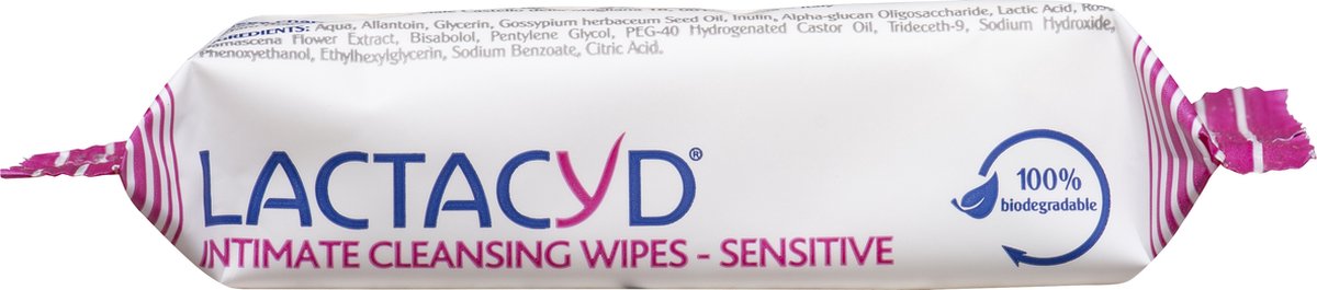 Lactacyd Gevoelige Huid Tissues Intieme Zone Verfrissingsdoekjes