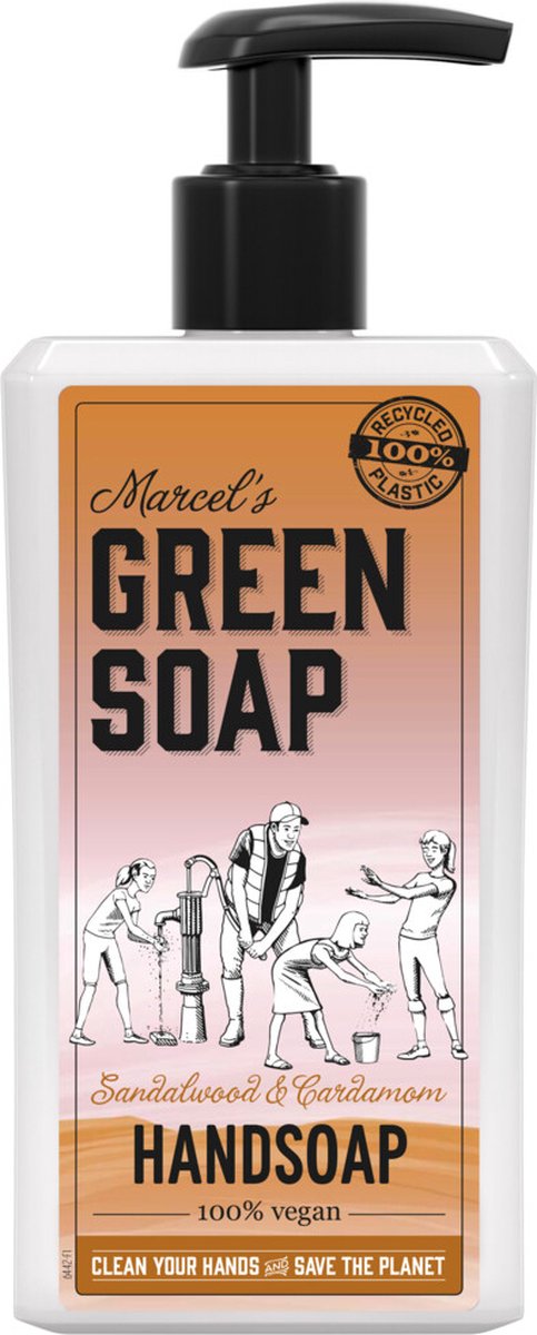 Marcels Green Soap Marcel's Green Soap Sandelhout & Kardemom Handzeep 250ml