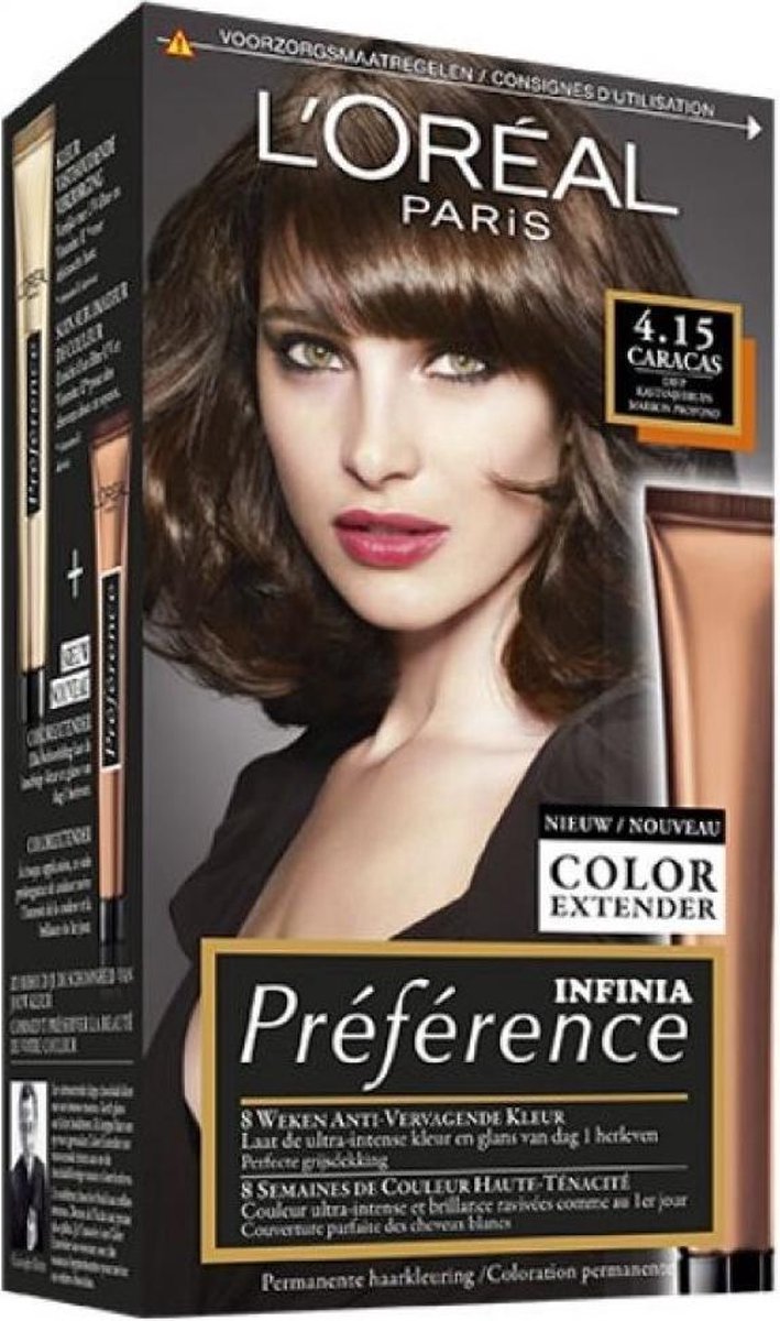 L'Oreal Paris L´Oréal Paris 4.15 Caracas Preference Haarkleuring - Zwart