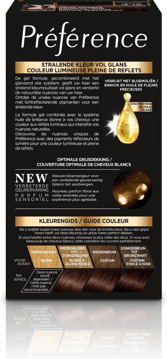 L'Oreal Paris L´Oréal Paris 4.15 Caracas Preference Haarkleuring - Zwart