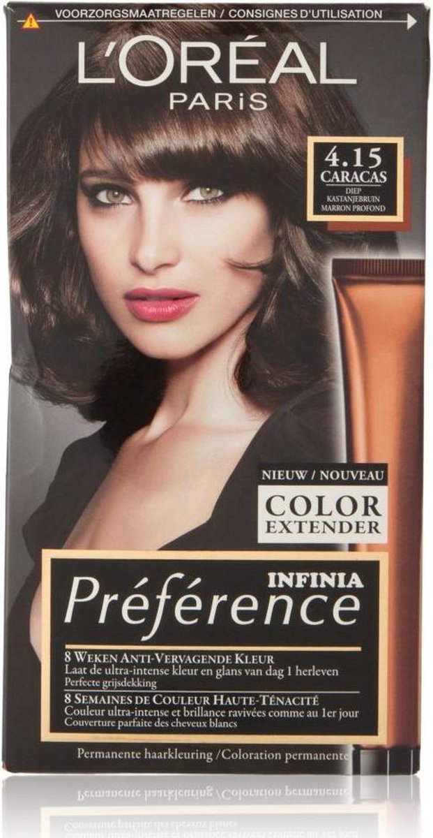 L'Oreal Paris L´Oréal Paris 4.15 Caracas Preference Haarkleuring - Zwart