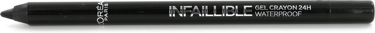 L´Oréal Paris 01 - Back to Black Infallible Gel Crayon Oogpotlood - Negro