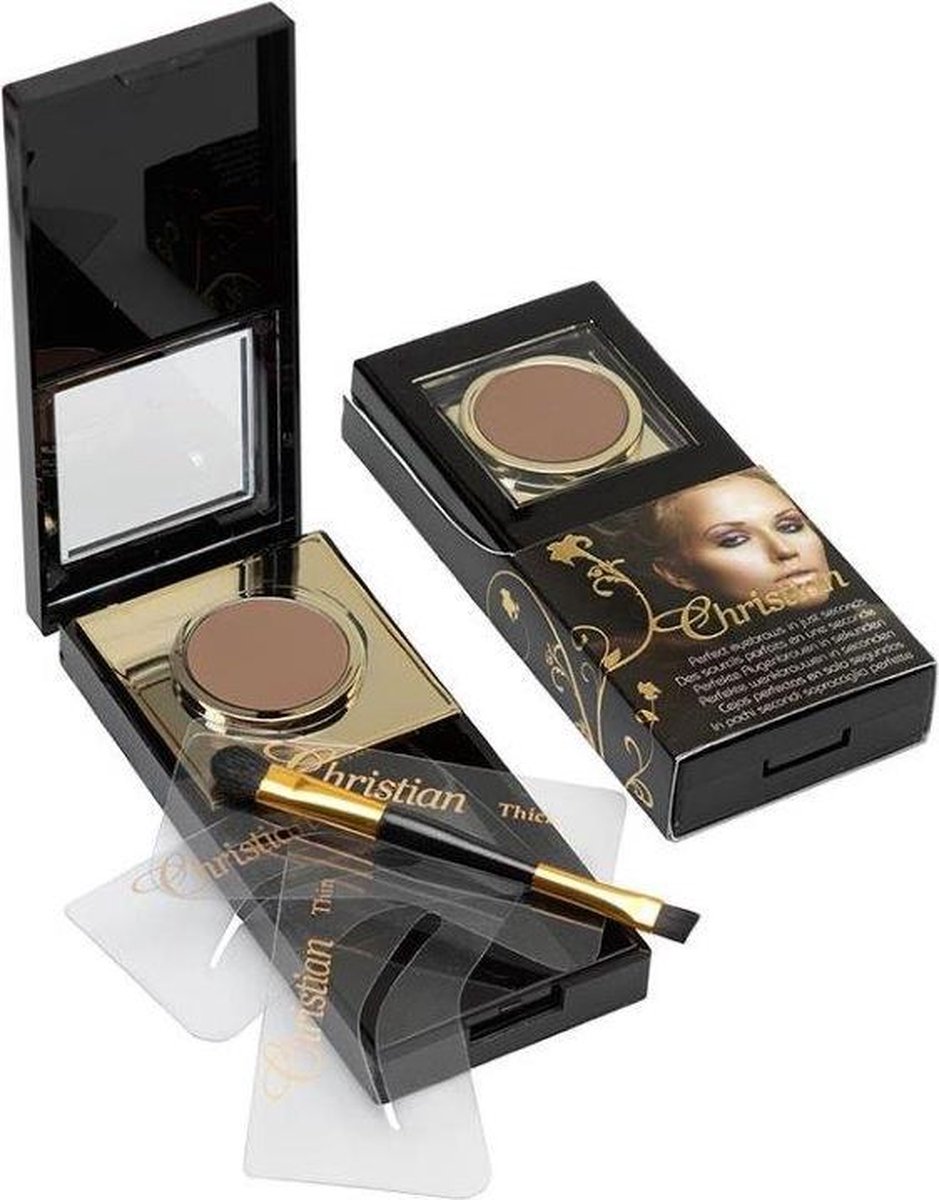 Christian Faye Irid Brown Eyebrow Powder Wenkbrauwpoeder 3g - Bruin